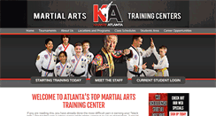 Desktop Screenshot of karateatlanta.com